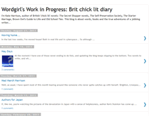 Tablet Screenshot of chicklitworkinprogress.blogspot.com