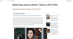 Desktop Screenshot of model-baju-muslim-modern-terbaru.blogspot.com