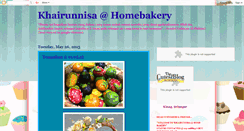 Desktop Screenshot of khairunnisahomebakery.blogspot.com