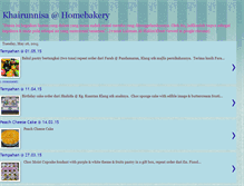 Tablet Screenshot of khairunnisahomebakery.blogspot.com