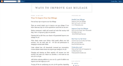 Desktop Screenshot of improve-gas-mileage.blogspot.com