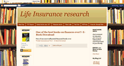 Desktop Screenshot of lifeinsuranceresearch.blogspot.com