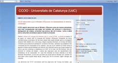 Desktop Screenshot of ccoo-universitat.blogspot.com