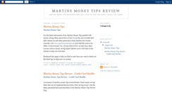 Desktop Screenshot of martins-money-tips-review.blogspot.com