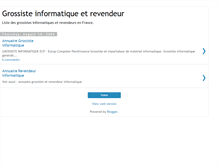 Tablet Screenshot of grossiste-informatique.blogspot.com