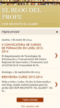 Mobile Screenshot of cln-blogdelprofe.blogspot.com