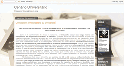 Desktop Screenshot of cenariouniversitario.blogspot.com