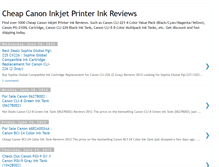 Tablet Screenshot of cheap-canon-inkjet-printer-ink-review.blogspot.com