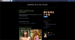 Desktop Screenshot of gordeliciaemcrise.blogspot.com