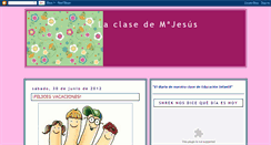 Desktop Screenshot of clasedemariajesus.blogspot.com