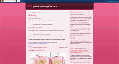 Desktop Screenshot of glamourous-princess.blogspot.com