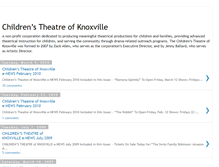 Tablet Screenshot of childrenstheatreknoxville.blogspot.com