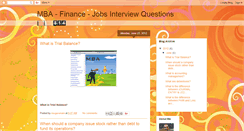 Desktop Screenshot of mba-finance-jobs.blogspot.com
