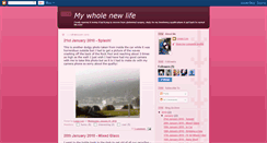 Desktop Screenshot of my-whole-new-life.blogspot.com