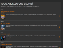 Tablet Screenshot of javierescritor.blogspot.com