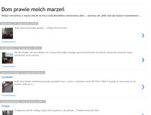 Tablet Screenshot of dom-prawie-moich-marzen.blogspot.com