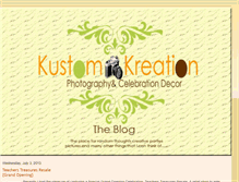 Tablet Screenshot of kustomkreations4u.blogspot.com