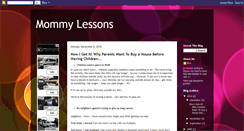 Desktop Screenshot of mommylessons.blogspot.com