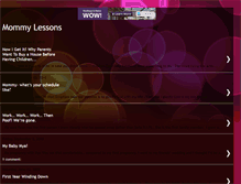 Tablet Screenshot of mommylessons.blogspot.com