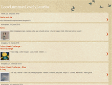 Tablet Screenshot of loovlummavlovelylaurita.blogspot.com