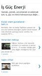 Mobile Screenshot of isgucenerji.blogspot.com