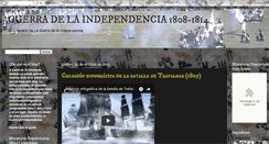 Desktop Screenshot of guerraindependencia.blogspot.com