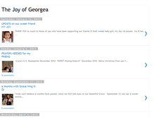 Tablet Screenshot of joyofgeorgea.blogspot.com