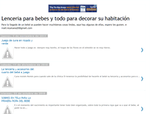 Tablet Screenshot of lenceriaparabebesbyana.blogspot.com