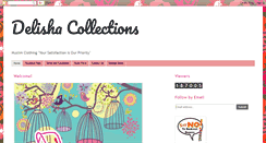 Desktop Screenshot of delishacollections.blogspot.com