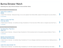 Tablet Screenshot of burmadictatorwatch-eng.blogspot.com