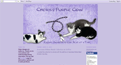 Desktop Screenshot of cherylspurplecow.blogspot.com