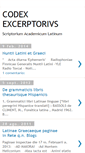 Mobile Screenshot of codex-excerptorius.blogspot.com