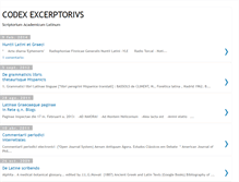 Tablet Screenshot of codex-excerptorius.blogspot.com