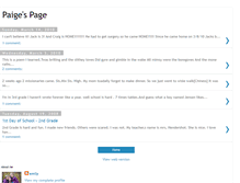 Tablet Screenshot of misspaigespage.blogspot.com