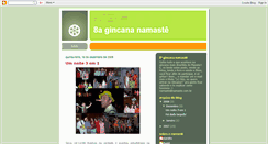 Desktop Screenshot of gincana-namaste.blogspot.com