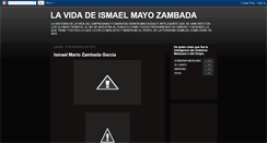Desktop Screenshot of ismaelmayo.blogspot.com