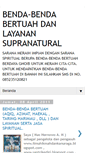 Mobile Screenshot of bendabertuahdanlayanansupranatural.blogspot.com