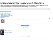 Tablet Screenshot of bendabertuahdanlayanansupranatural.blogspot.com