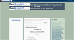 Desktop Screenshot of detroitlionsclassifieds.blogspot.com