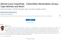 Tablet Screenshot of detroitlionsclassifieds.blogspot.com