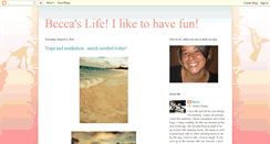 Desktop Screenshot of beccaproper.blogspot.com