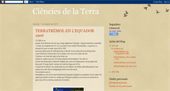 Desktop Screenshot of cienciesdelaterra.blogspot.com