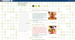 Desktop Screenshot of dragonball-death-gamess.blogspot.com
