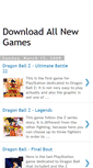 Mobile Screenshot of dragonball-death-gamess.blogspot.com