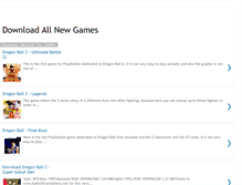 Tablet Screenshot of dragonball-death-gamess.blogspot.com