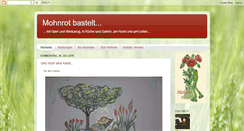 Desktop Screenshot of mohnrotbastelt.blogspot.com