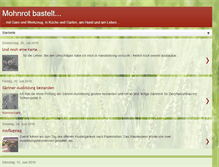 Tablet Screenshot of mohnrotbastelt.blogspot.com
