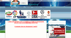 Desktop Screenshot of calcioscommessa.blogspot.com