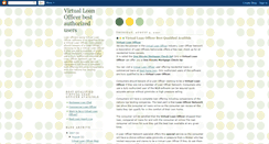 Desktop Screenshot of number-one-virtual-loan-officer.blogspot.com