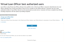 Tablet Screenshot of number-one-virtual-loan-officer.blogspot.com